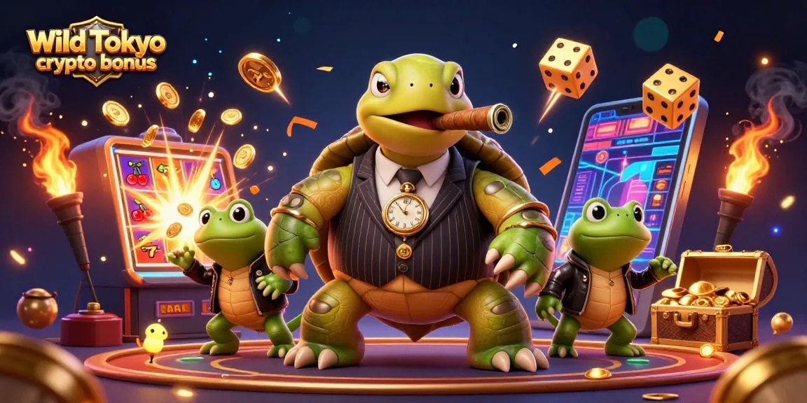 Vinci con il bonus Wild Tokyo crypto nei giochi d'azzardo in un casinò neon interattivo.