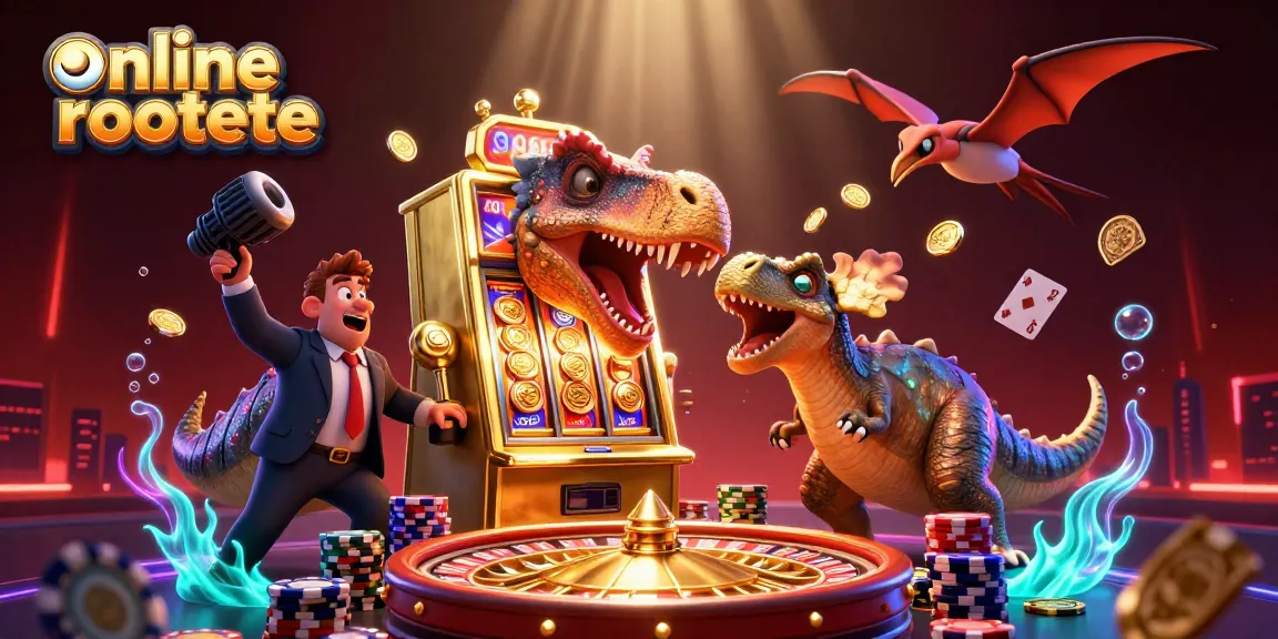 Experience thrilling online roulette action as characters interact in a dynamic casino scene.