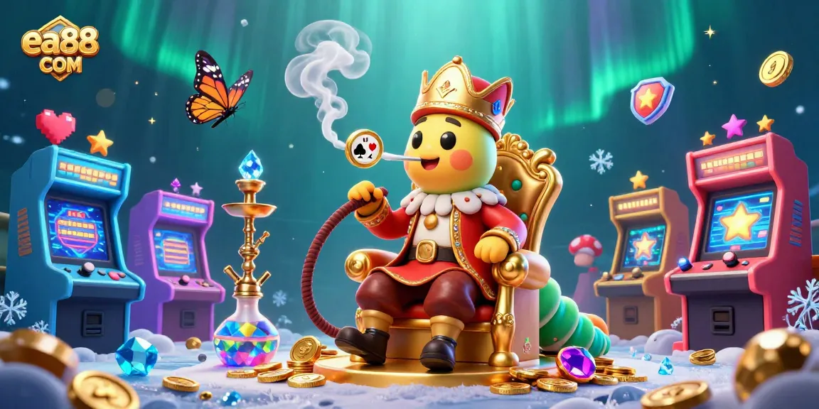 Play dynamic games at ea88 COM with a vibrant casino scene featuring stunning visuals and characters.
